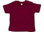 Babybugz - Maglietta Per Bambino RW8605 (62) (Rosso Borgogna)