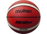 Molten - Pallacanestro "1600"" - Gomma RD845 (7) (Bianco/Marrone)"