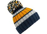 Beechfield - Berretto "Hygge"" BC4969 (Taglia Unica) (Senape/Blu)"