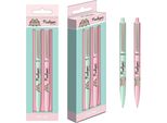 Pusheen - Set Di Penne A Sfera, Set Botanico 2-Pack PM4356 (Taglia Unica) (Rosa/Verde/Marrone)