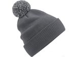 Beechfield - Cappellino In Materiale Riciclato PC4699 (Taglia Unica) (Grigio Grafite/Grigio Chiaro)