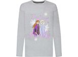 Frozen - Top "Il Destino Ci Attende"" Per Bambina NS6218 (110) (Grigio)"