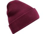 Beechfield - Berretto "Original"" Con Polsino RW8364 (Taglia Unica) (Rosso Borgogna)"