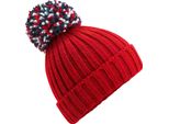 Beechfield - Berretto "Hygge"" Per Uomo/Donna Unisex BC5052 (Taglia Unica) (Rosso)"