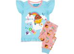 Hey Duggee - "Wow!"" Pigiama Con Pantaloni Lunghi Per Bambine NS6756 (92) (Blu/Rosa/Bianco)"
