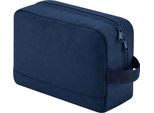 Bagbase - Borsa Cosmetica Unisex Uomo/Donna "Essentials"", Materiale Riciclato PC4888 (Taglia Unica) (Blu Navy)"