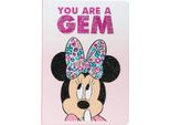 Taccuino Con Mosaico Di Cristallo Di Minnie Mouse - Epee Crystal Art, Perfetto Per Creare Note E Opere D'arte Uniche!