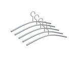 Boxxx Kleiderbügelset , Alu , Metall , 45x15x1 cm , Bsci , Garderobe, Kleiderbügel