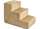 Scale Per Cani Scale Per Gatti Scale Per Animali Domestici Aiuto Per Arrampicarsi Rivestimento In Peluche 3 Scale Velluto Beige