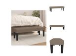 Vidaxl Panca Taupe 100X30X30 Cm In Tessuto - Panche