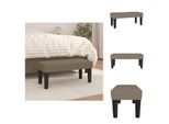 Vidaxl Panca Taupe 70X30X30 Cm In Tessuto - Panche