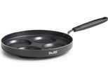 Mini Padella Per Pancake Ibili-Indubasic, Alluminio, 44,5X26X4 Cm, Nero/Argento