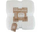 Coperta Teddy 150 X 200 Cm " Calda Coperta In Ecopelliccia | Soffice Coperta In Microfibra [Bianco]"