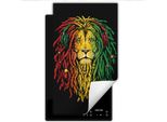 Darhaus Piastra Di Copertura Per Stufa 1 Pezzo 30X52 Cm Tappetino Antiscivolo Roll-Up, Colorato - Lion