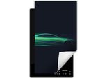 Darhaus Piastra Di Copertura Per Stufa 1 Pezzo 30X52 Cm Tappetino Antiscivolo Roll-Up, Verde - Auto