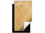 Darhaus Piastra Di Copertura Per Stufa 1 Pezzo 30X52 Cm Tappetino Antiscivolo Roll-Up, Dorato - Ardesia