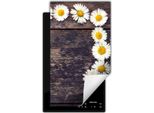 Darhaus Piastra Di Copertura Della Stufa 1 Pezzo 30X52 Cm Tappetino Antiscivolo Roll-Up, Legno - Fiori