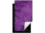 Darhaus Piastra Di Copertura Per Stufa 1 Pezzo 30X52 Cm Tappetino Antiscivolo Roll-Up, Ardesia - Viola