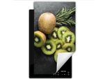 Darhaus Piastra Di Copertura Per Stufa 1 Pezzo 30X52 Cm Tappetino Antiscivolo Roll-Up, Ardesia - Kiwi