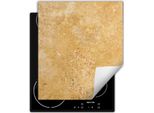 Darhaus Piastra Di Copertura Per Stufe 45X52 Cm Tappetino Antiscivolo Roll-Up, Dorato - Ardesia