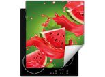 Darhaus Piastra Di Copertura Per Fornelli 45X52 Cm Tappetino Antiscivolo Roll-Up, Verde - Anguria