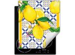 Darhaus Piastra Di Copertura Per Stufa 45X52 Cm Tappetino Antiscivolo Roll-Up, Mosaico - Limone