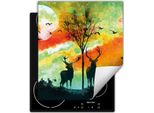 Darhaus Piastra Di Copertura Per Stufe 45X52 Cm Tappetino Antiscivolo Roll-Up, Colorato - Hirsh