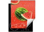 Darhaus Piastra Di Copertura Per Fornelli 45X52 Cm Tappetino Antiscivolo Roll-Up, Anguria
