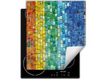 Darhaus Piastra Di Copertura Per Stufe 45X52 Cm Tappetino Antiscivolo Roll-Up, Colorato - Mattone