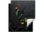 Darhaus Piastra Di Copertura Per Fornelli 45X52 Cm Tappetino Antiscivolo Roll-Up, Ardesia - Cucina