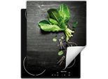 Darhaus Piastra Di Copertura 45X52 Cm Tappetino Antiscivolo Arrotolabile, Erbe Aromatiche - Legno