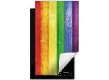 Darhaus Piastra Di Copertura Per Stufa 1 Pezzo 30X52 Cm Tappetino Antiscivolo Roll-Up, Colorato - Legno