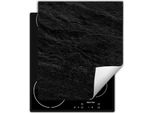 Darhaus Piastra Di Copertura Per Stufe 45X52 Cm Tappetino Antiscivolo Roll-Up, Nero - Ardesia