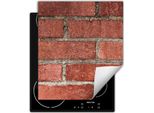 Darhaus Piastra Di Copertura Per Stufe 45X52 Cm Tappetino Antiscivolo Roll-Up, Mattone