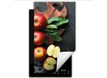 Darhaus Piastra Di Copertura Per Stufa 1 Pezzo 30X52 Cm Tappetino Antiscivolo Roll-Up, Grigio - Mele