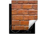 Darhaus Piastra Di Copertura Per Stufe 45X52 Cm Tappetino Antiscivolo Roll-Up, Mattone