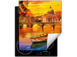 Darhaus Piastra Di Copertura 45X52 Cm Tappetino Antiscivolo Arrotolabile, Colorato - Barca