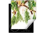 Darhaus Piastra Di Copertura Per Fornelli 45X52 Cm Tappetino Antiscivolo Roll-Up, Erbe - Cucina