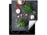 Darhaus Piastra Di Copertura Per Stufe 45X52 Cm Tappetino Antiscivolo Roll-Up, Ardesia - Aglio