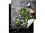Darhaus Piastra Di Copertura Per Fornelli 45X52 Cm Tappetino Antiscivolo Roll-Up, Ardesia - Spezie