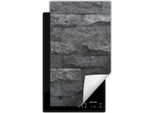 Darhaus Piastra Di Copertura Per Stufa 1 Pezzo 30X52 Cm Tappetino Antiscivolo Roll-Up, Grigio - Brick