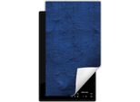 Darhaus Piastra Di Copertura Per Stufa 1 Pezzo 30X52 Cm Tappetino Antiscivolo Roll-Up, Blu - Ardesia