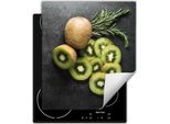 Darhaus Piastra Di Copertura Per Stufe 45X52 Cm Tappetino Antiscivolo Roll-Up, Ardesia - Kiwi