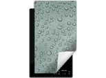 Darhaus Piastra Di Copertura Per Stufa 1 Pezzo 30X52 Cm Tappetino Antiscivolo Roll-Up, Grigio - Gocciolante