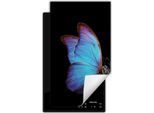 Darhaus Piastra Di Copertura Per Stufa 1 Pezzo 30X52 Cm Tappetino Antiscivolo Roll-Up, Nero - Butterfly