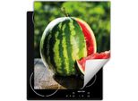 Darhaus Piastra Di Copertura Per Fornelli 45X52 Cm Tappetino Antiscivolo Roll-Up, Verde - Anguria