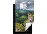 Darhaus Piastra Di Copertura Per Stufa 1 Pezzo 30X52 Cm Tappetino Antiscivolo Roll-Up, Montagne - Paesaggio