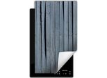 Darhaus Piastra Di Copertura Per Stufa 1 Pezzo 30X52 Cm Tappetino Antiscivolo Roll-Up, Grigio - Legno