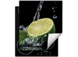 Darhaus Piastra Di Copertura Per Stufa 45X52 Cm Tappetino Antiscivolo Roll-Up, Nero - Limmete
