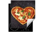 Darhaus Piastra Di Copertura Per Fornelli 45X52 Cm Tappetino Antiscivolo Roll-Up, Ardesia - Pizza